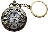 Generic Watch Keychain Vintage Pocket Watch Unisex Watch {Metallic} 1 To 12 Dial